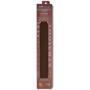 EuroNext 14" Premium Remy Human Extensions Brown
